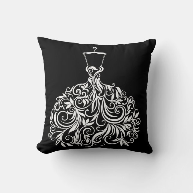 Decorativ Fashionista Pillow Kudde (Framsida)