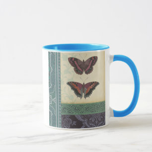 Decorativ fjärilbrocade av Vision Studio Mugg