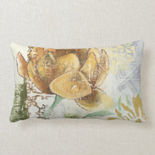 Decorativ Fresco-design med lobe-blomma Lumbarkudde