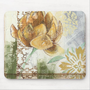 Decorativ Fresco-design med lobe-blomma Musmatta