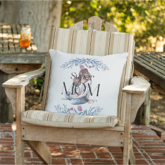 Decorativ fyllning i toppen - Perfekt Gift för Mam Kudde