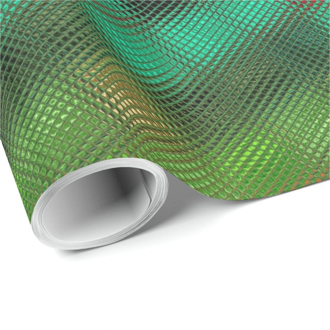 Decorativ geometrisk tiles Mosaic Mönster #9 Presentpapper (Rullad Hörn)