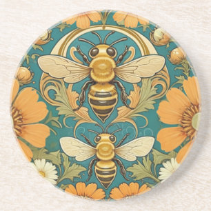 Decorativ keramik Tile art nouveau Humla Underlägg