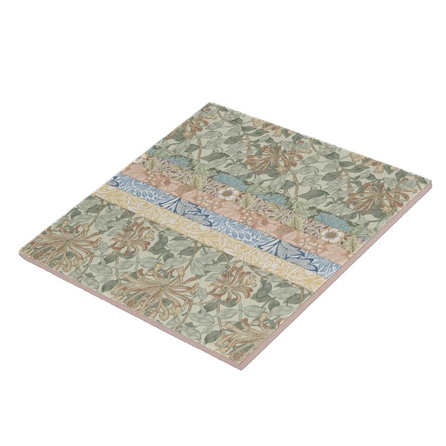 Decorative Art William Morris Nouveau Tapet Kakelplatta (Sidan)