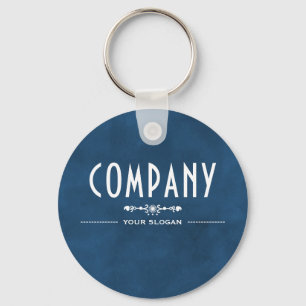 Decorative Blue Company Namn Nyckelring