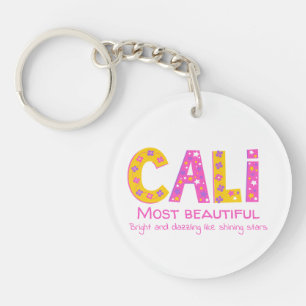 Decorative brev C monogram och Cali namn