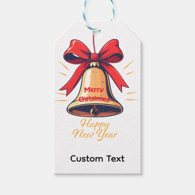Decorative Christmas Gift Personalized Presentetikett (Framsidan)