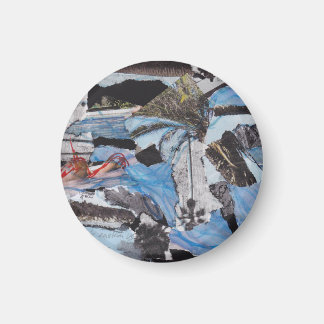 decorative collage magnet