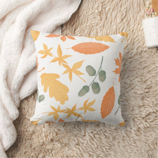 decorative cushion autumn season flowers kudde
