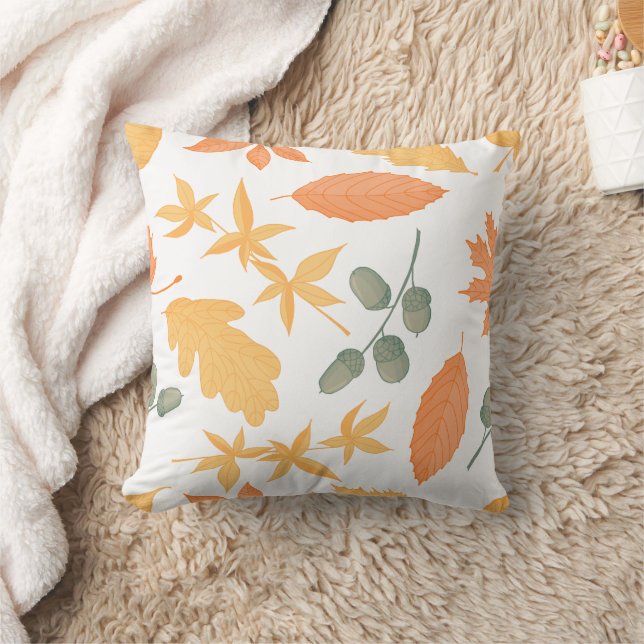 decorative cushion autumn season flowers kudde (Filt)