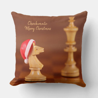 Decorative Cushion Chess Image for Christmas Kudde