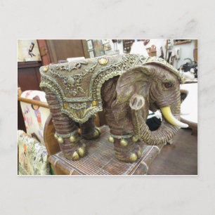 Decorative Elephant Vykort