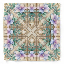 Decorative Floral Bandana