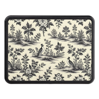 Decorative French toile pattern Dragkroksskydd