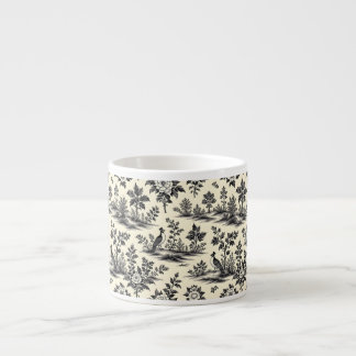 Decorative French toile pattern Espressomugg
