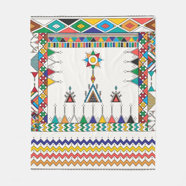 Decorative geometric repeating pattern inspired by fleecefilt (Framsidan)
