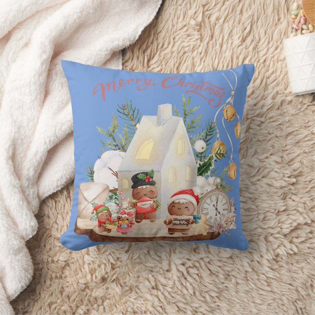 Decorative God jul Santa Kudde (Filt)