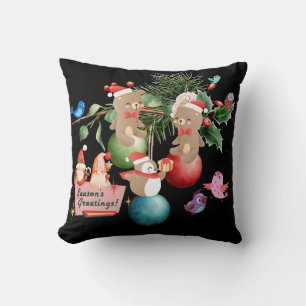 Decorative God jul Santa Kudde