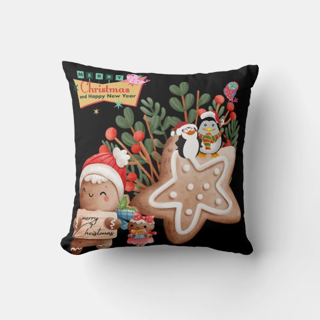 Decorative God jul Santa Kudde (Framsida)