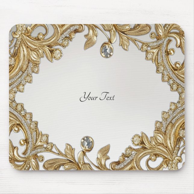 Decorative Guld Mousepad Musmatta (Framsidan)
