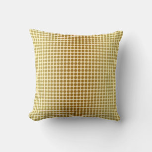 Decorative Guld Polka dots Kudde