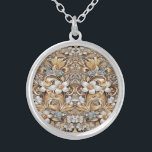 Decorative Guld White Blommigt Necklace Silverpläterat Halsband<br><div class="desc">Den vackra dekorativa Guld White Blommigt Necklace</div>