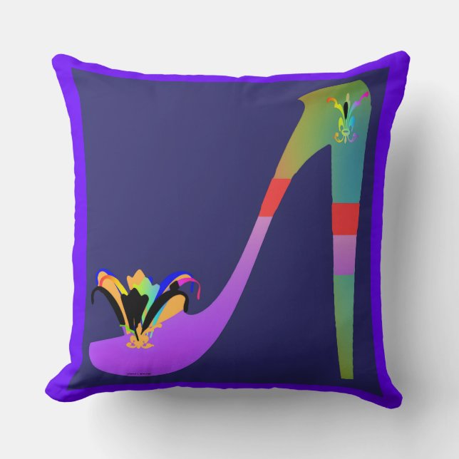 Decorative Ladies Slipper Kudde (Framsida)