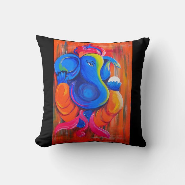 Decorative Lord Ganesha Indian Mythology Kudde (Framsida)