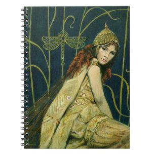 Decorative Nymph Note Bok Anteckningsbok
