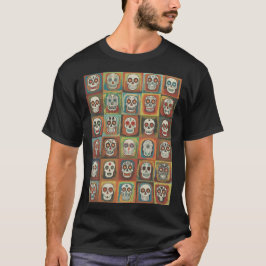 Decorative paint Skull Collection Mexican Folk T Shirt