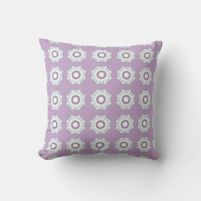 decorative pillow featuring a geometric pattern kudde (Framsida)