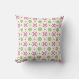 decorative pillow featuring a geometric pattern kudde
