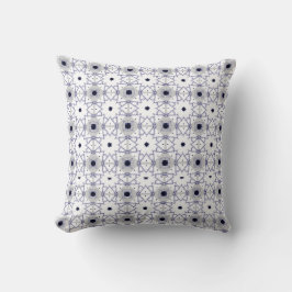 decorative pillow featuring a geometric pattern kudde