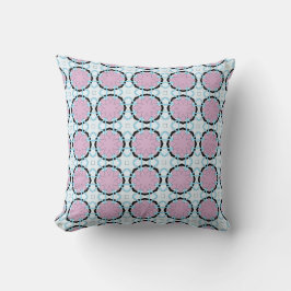 decorative pillow featuring a geometric pattern kudde