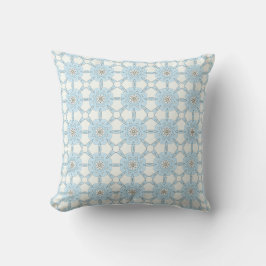 decorative pillow featuring a geometric pattern kudde