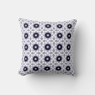 decorative pillow featuring a geometric pattern kudde