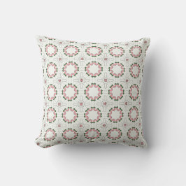decorative pillow featuring a geometric pattern kudde