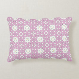 decorative pillow featuring a geometric pattern prydnadskudde