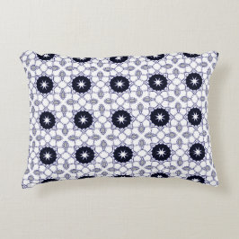 decorative pillow featuring a geometric pattern prydnadskudde