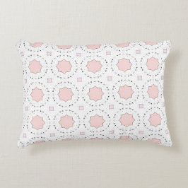 decorative pillow featuring a geometric pattern prydnadskudde