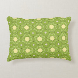 decorative pillow featuring a geometric pattern prydnadskudde