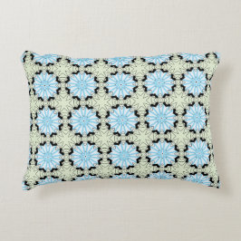 decorative pillow featuring a geometric pattern prydnadskudde