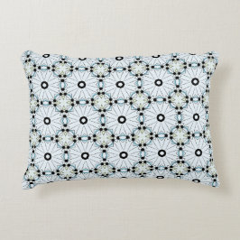 decorative pillow featuring a geometric pattern prydnadskudde