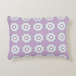 decorative pillow featuring a geometric pattern prydnadskudde