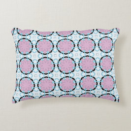 decorative pillow featuring a geometric pattern prydnadskudde