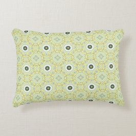 decorative pillow featuring a geometric pattern prydnadskudde