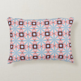 decorative pillow featuring a geometric pattern prydnadskudde