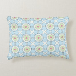 decorative pillow featuring a geometric pattern prydnadskudde