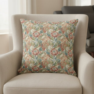 Decorative Pillow - Ornate Floral & Paisley Kudde
