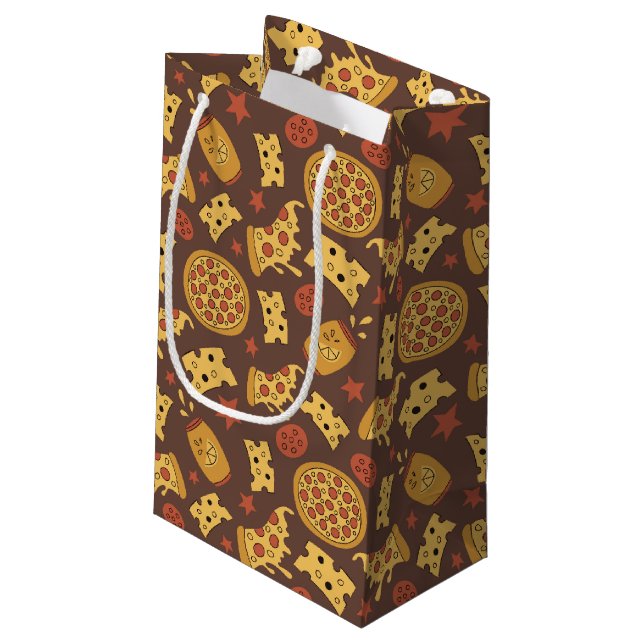 Decorative Pizza Mönster Leggings Gift Bag (Baksidan Vinklad)